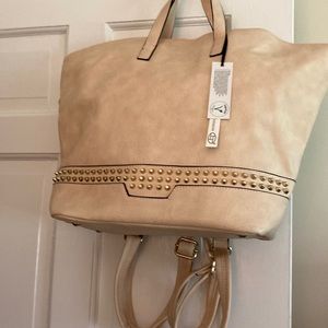 Backpack purse;never used